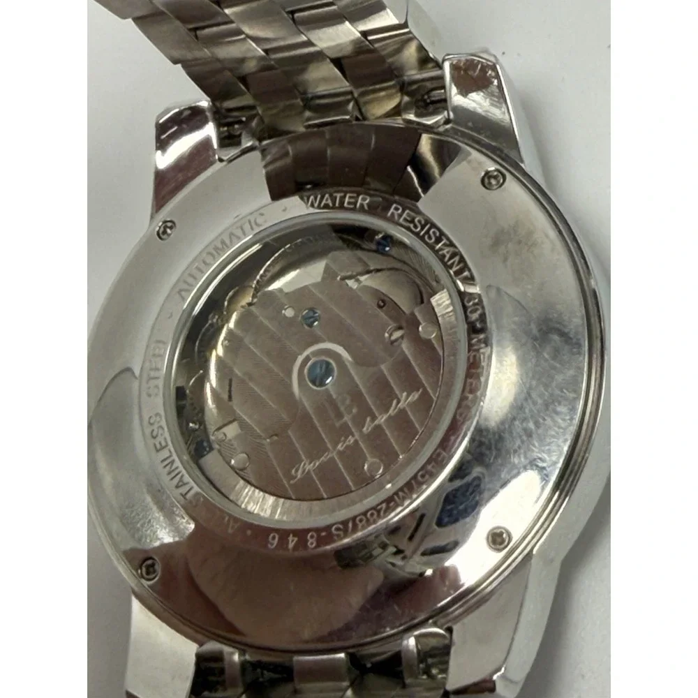 Louis Bolle Moon Phase E457M-2887S Automatic‎ Mens Working Watch 44MM 6.75